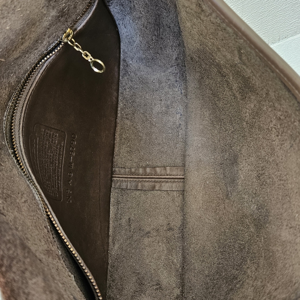 Vintage Coach City Bag Taupe 9790 - Picture 7 of 11